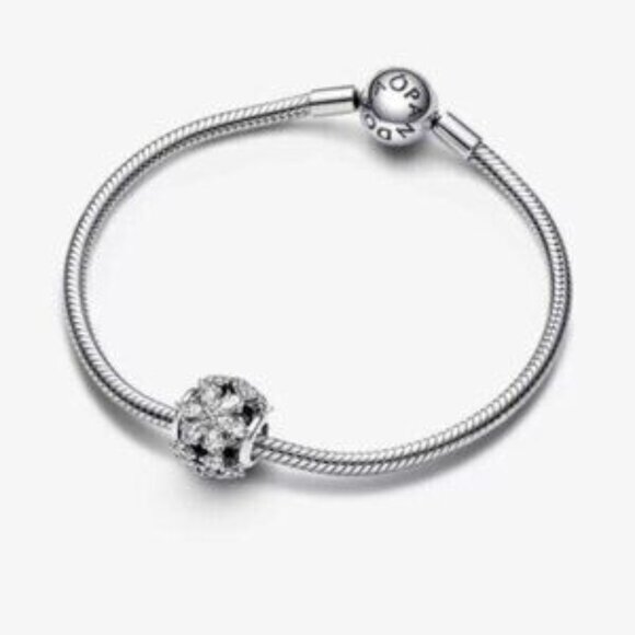 Pandora Sparkling Herbarium Cluster Round Charm - Picture 4 of 4
